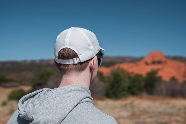 Impact AWARE™ RPET 6 panel sports cap - White