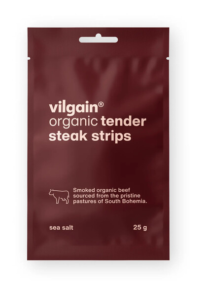 Sušené steakové prúžky BIO- morská soľ