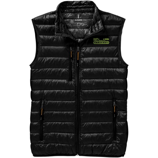 Fairview men's lightweight down bodywarmer - Solid Black / 2XL