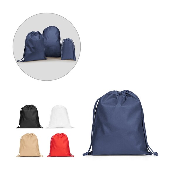 GIFT BAG M. Středně velká netkaná taška (60 g/m²) tepelně svařená - Bílá