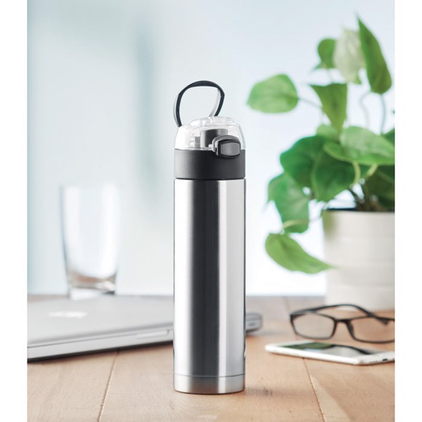 Steklenička Nuuk Lux, nerjaveče jeklo, 400 ml