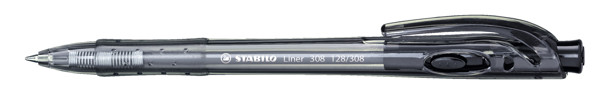 STABILO liner ballpoint pen, black