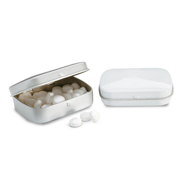 Brise easy tin mints, 25 g, kovinsko ohišje - Bela