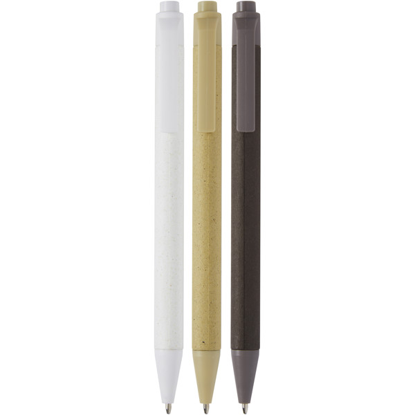 Stylo bille en papier Crush Fabianna (encre noire) - Olive