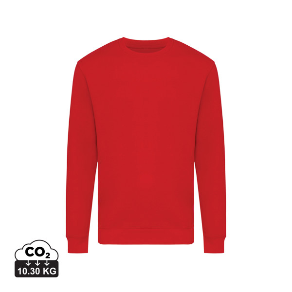 Iqoniq Zion okrogel ovratnik, 100% bombaž, 340 g/m² - Rdeča / XL