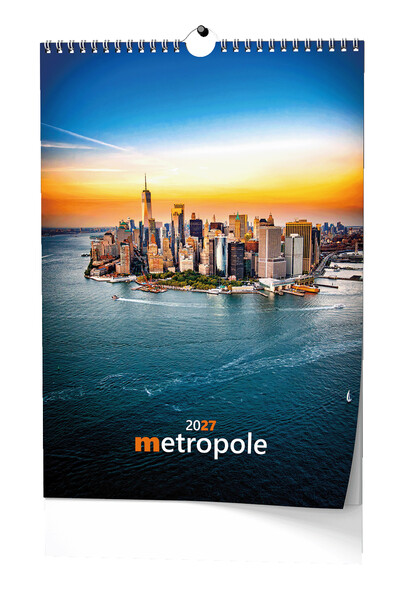 Nástěnný Kalendář - Metropole - A3