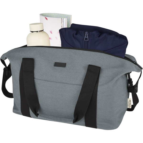 Joey Reisetasche aus GRS recyceltem Canvas 25 L - grau