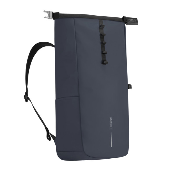 Sac à dos antivol et étanche Urban - Bleu Marine / Noir