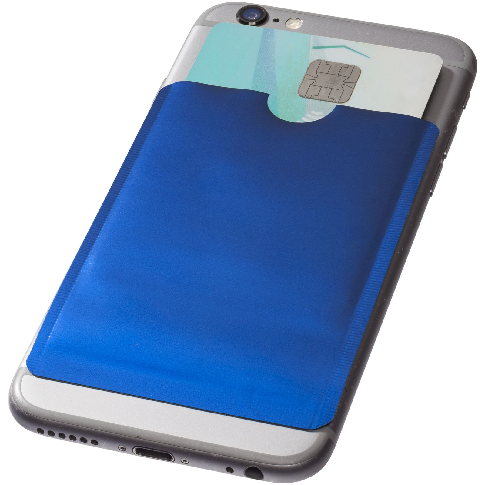 Pouzdro na karty RFID k chytrému telefonu - Světle modrá