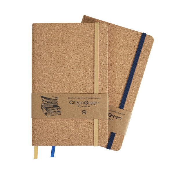 Cahier A5 liège COKO - vert