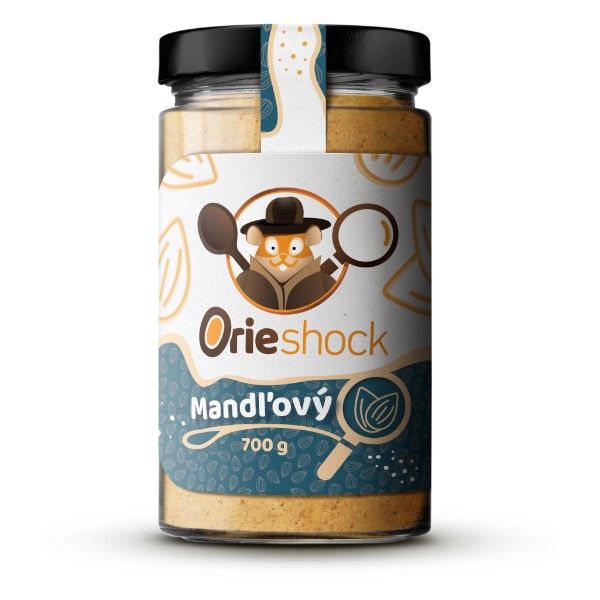 Orieshock Mandľový krém 700g 100% naturálny