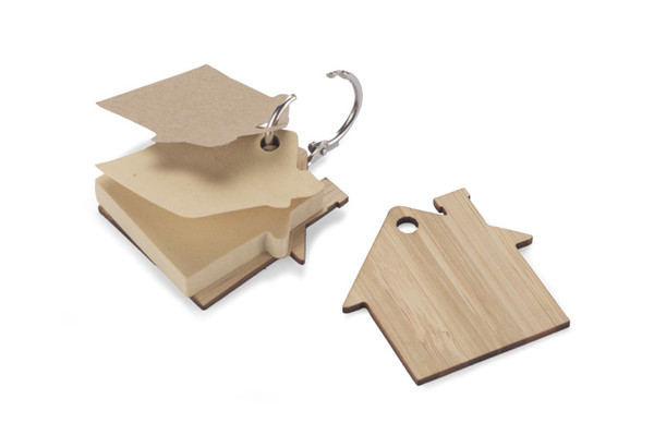 sticky notes with key ring HOMA