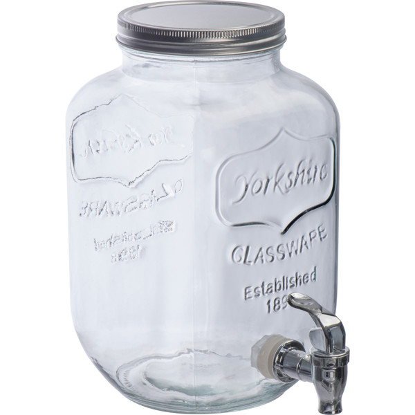 Glass dispenser with 4 jugs - Transparent