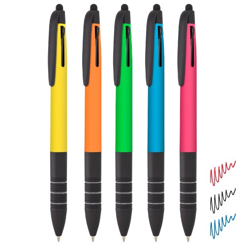 SET STYLOS POINTEUR DE 3 COULEURS “IMPACT” (5 PCS)