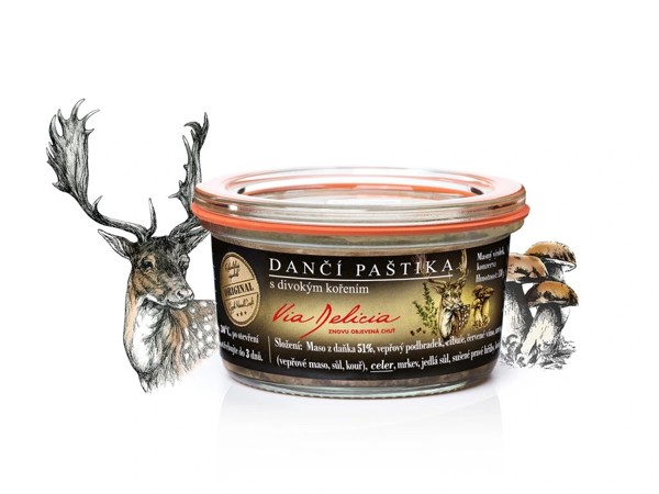 Danielia paštéta s divokým korením 130g