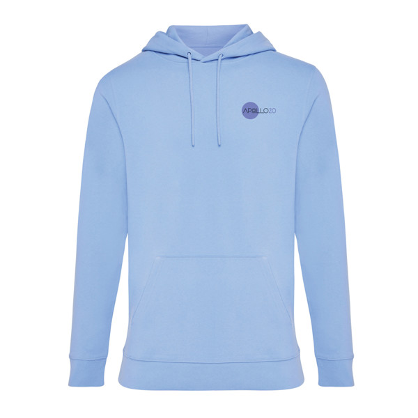 Iqoniq Jasper recycled cotton hoodie - Sky Blue / XL
