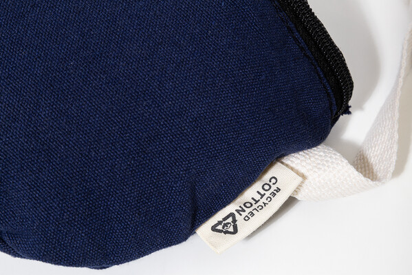 Sac banane en canvas recyclé Rekan Hip - Bleu