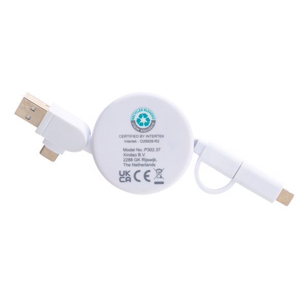 XD - RCS recycled plastic Ontario 6-in-1 retractable cable