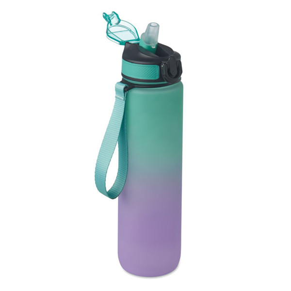 Garrafa desportiva RPET 1L Activate - Azul Turquesa