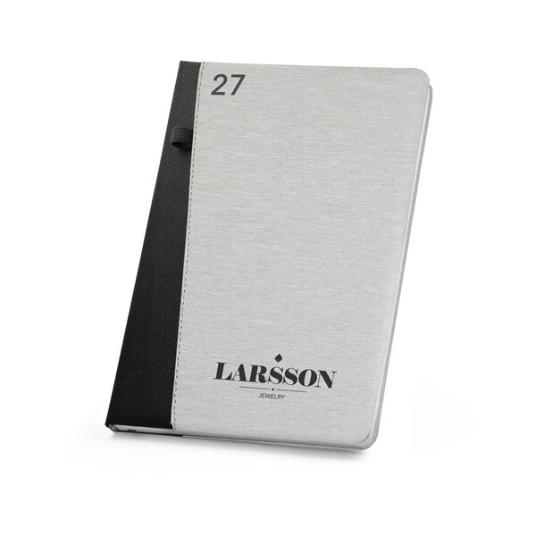 LARSSON B5. B5 diary in recycled polyester (100% rPET) - Grey