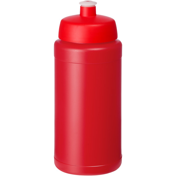 Borraccia sportiva in materiale riciclato da 500 ml Baseline - Rosso / Rosso