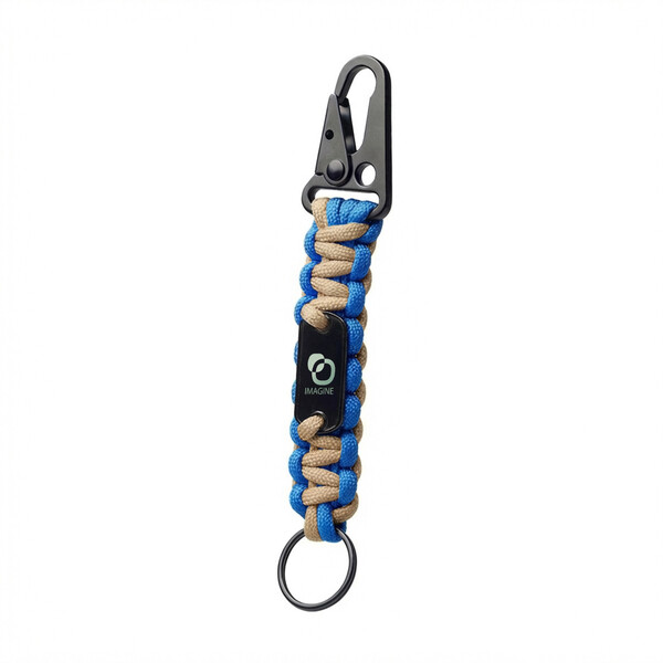 STRAND - BND1552 - RPET Porte-clés tressé avec crochet