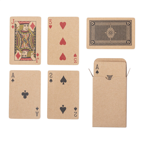 Cartes à jouer en papier recyclé Pacca
