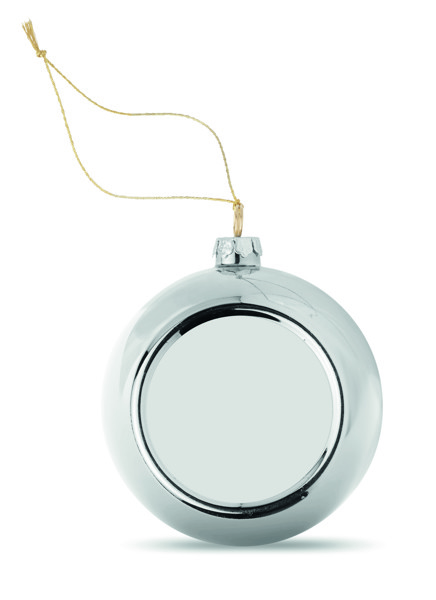 Christmas ball for sublimation Happy Ball - Silver