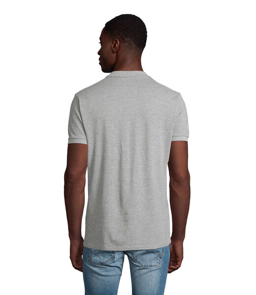 PLANET MEN polo 170g - Cinzento Melange 2M