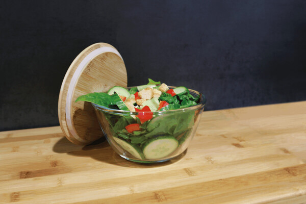 Glass Bowl Fresh Lunch