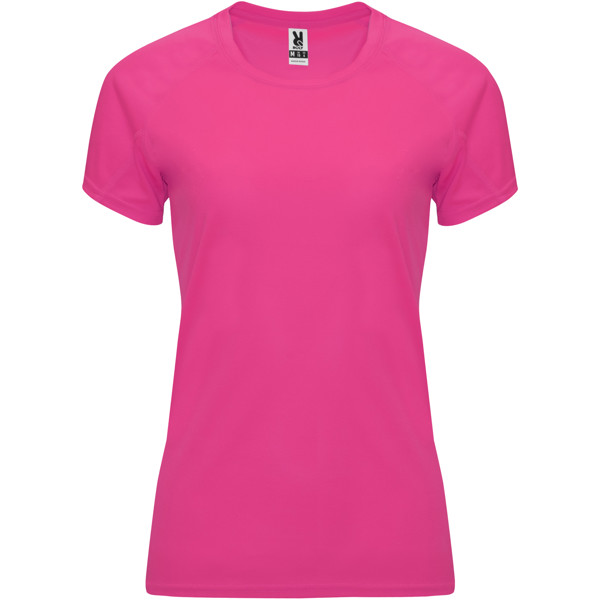 Camiseta deportiva de mujer con manga corta ranglán personalizada