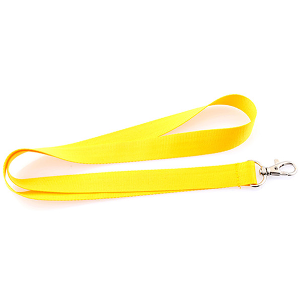 Polyester Lanyard - Yellow / U