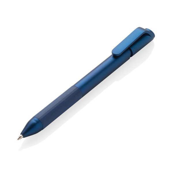 Stylo TwistLock en ABS recyclé certifié GRS - Bleu