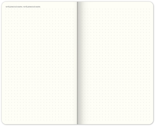 Týdenní Nedatovaný Diář My Bullet Planner, 13 x 21 cm Cz/Sk