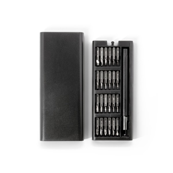 ATOM. Set of screwdrivers with different carbon steel magnetic tips