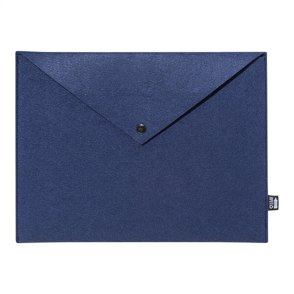 Porte-Documents En Rpet Refelt Slim - Bleu Foncé