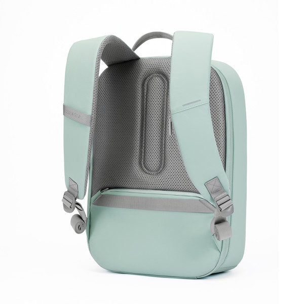 Xd Design Bobby Edge backpack, anti-theft,rPET - Green / Grey