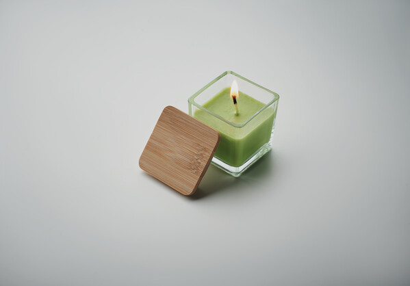 Squared fragranced candle 50gr Pila - Lime