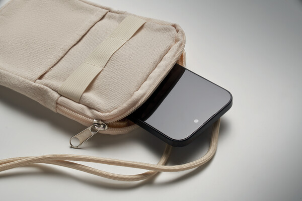 Borsa per smartphone cross body Mobibolsa - Beige