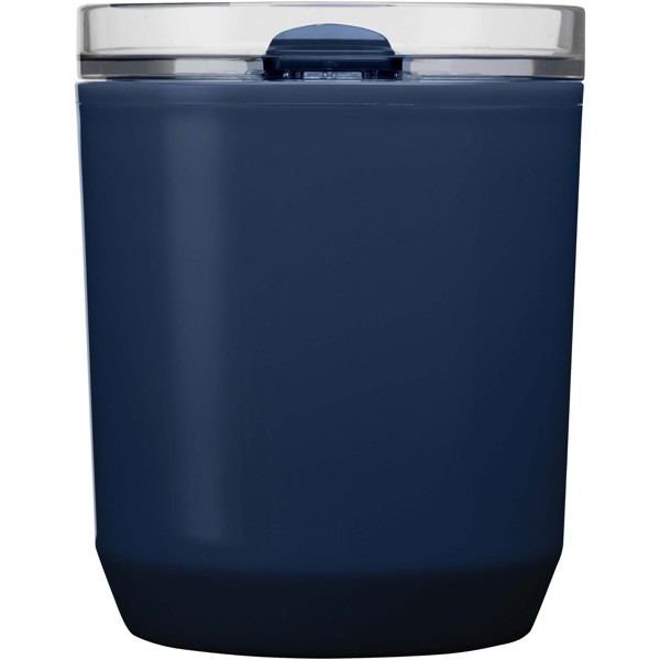 Gobelet Hudson double paroi en plastique recyclé de 180 ml - Marine