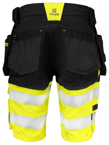 6580 Shorts Stretch YELLOW/BLACK C46