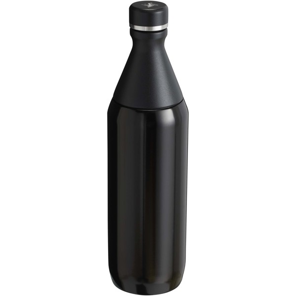 Bouteille d'eau de 600 ml Stanley All Day Slim - Noir brillant