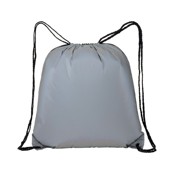 Polyester Backpack With Reflective Side