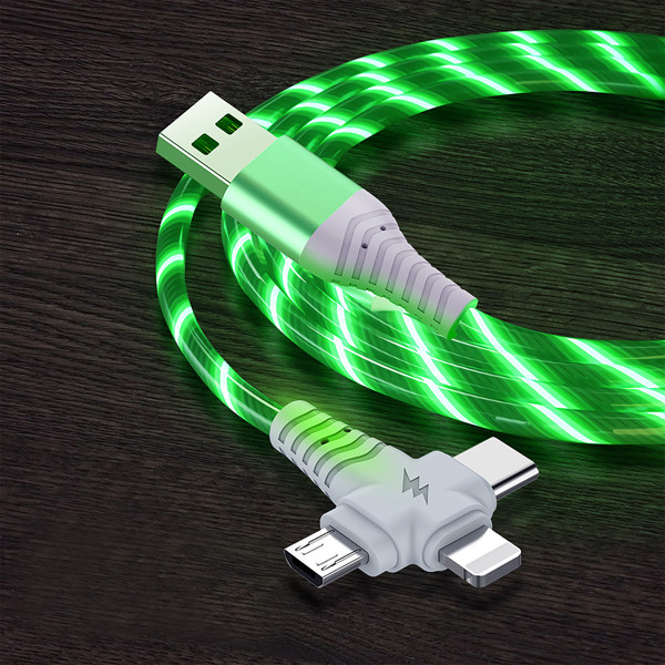 Illuminated data cable 3in1 UC050 - WHITE
