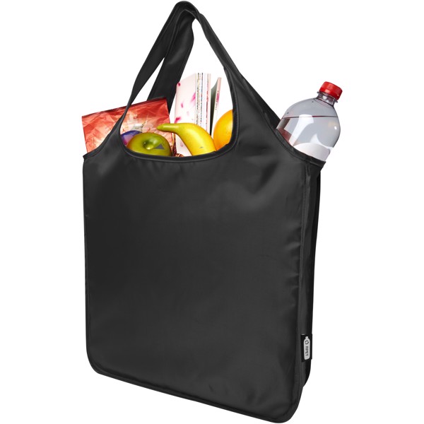 Grand sac shopping Ash en RPET certifié GRS 14L - Noir