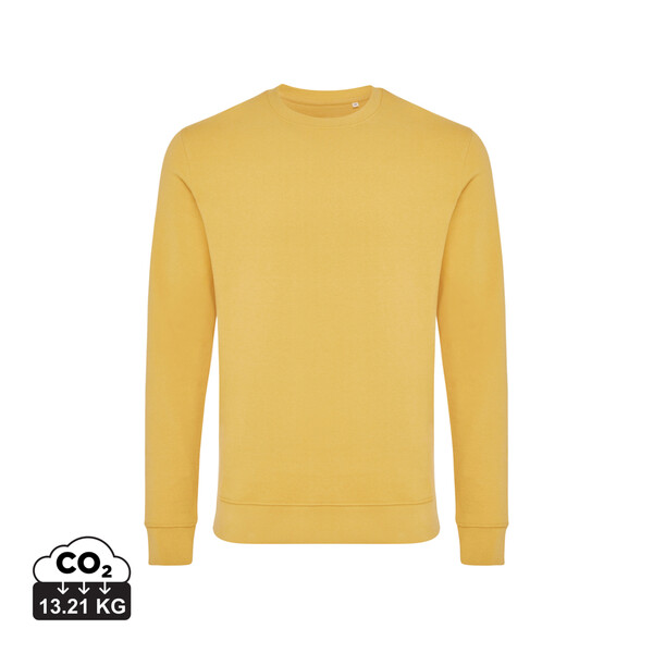 Iqoniq Zion taaskasutatud puuvillast unisex pusa - Amalfi kollane / L