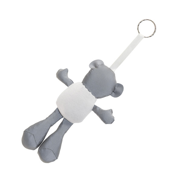 Teddly keyring - White