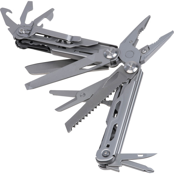 CrisMa 15-piece multitool GEDEON - Silvergrey