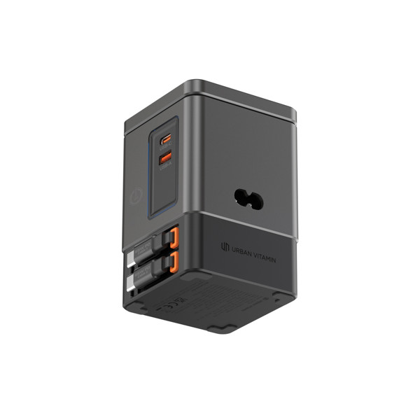 Urban Vitamin Sacramento 105W GaN Charger mit einz. Kabeln