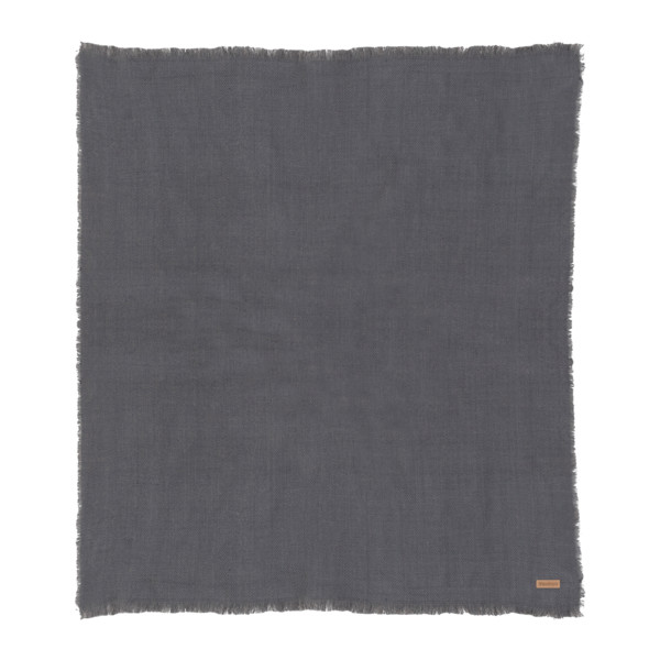 Ukiyo tkana odeja Polylana, 130x150 cm - Siva
